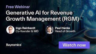 Generative AI for Revenue Growth Management (RGM) | Buynomics Webinar