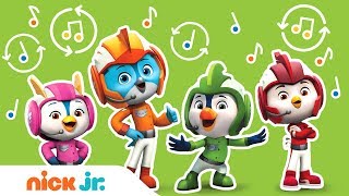 Top Wing Theme Song REMIX Versions in 5 Minutes | Top Wing | Nick Jr.