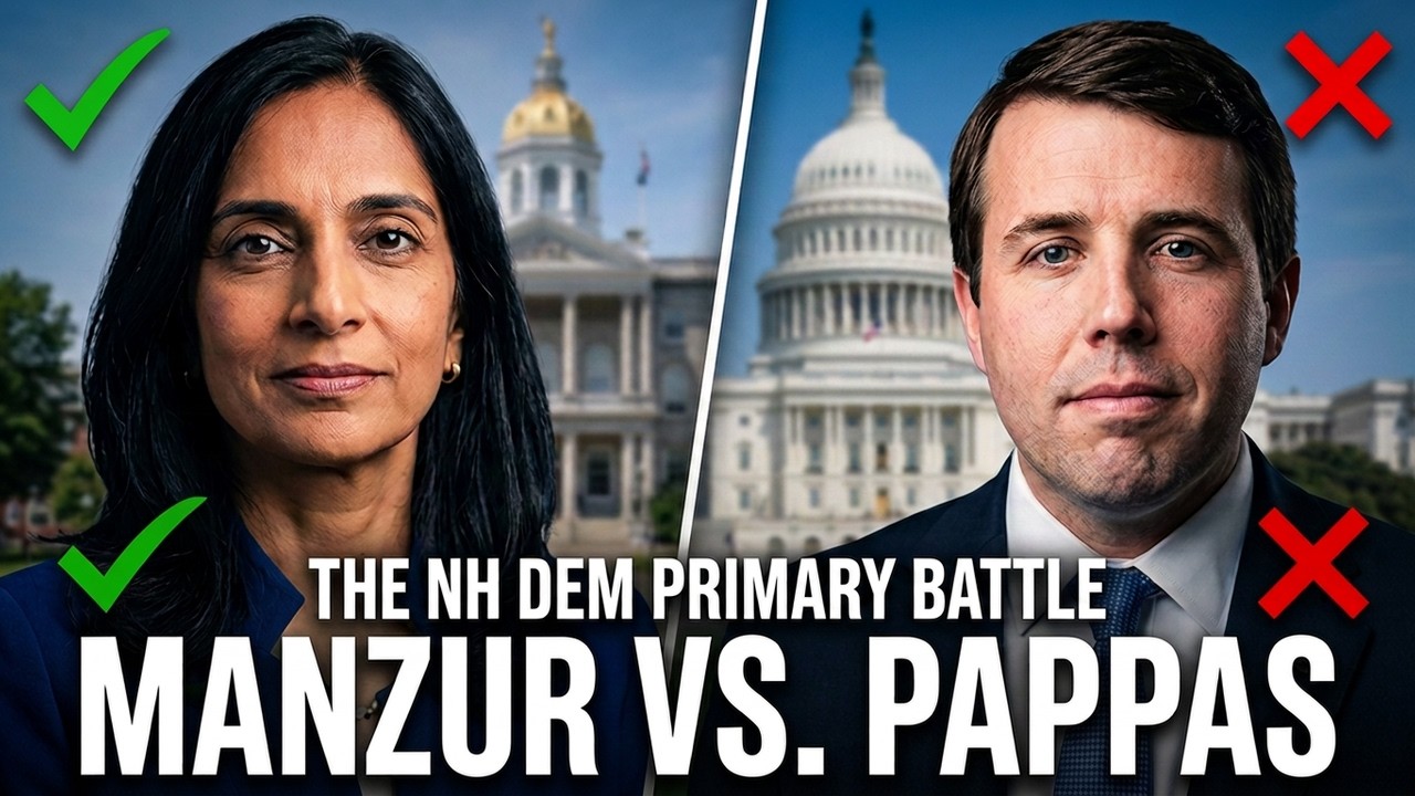 Video: Chris Pappas leads Karishma Manzur in New Hampshire Senate Democratic primary