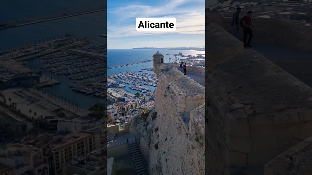 ⛰️ Zamek Św. Barbary #Alicante #Hiszpania #podróże...