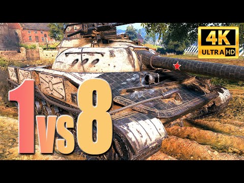 Object 907: "Easy" looking 1vs8 - World of Tanks