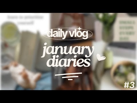 VLOGUARY #3 ⛅️ ✏️ 🦁 realistic daily vlogs - slow morning, making 2025 vision boards & cinema date