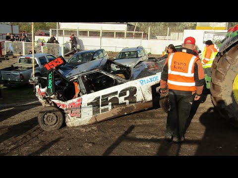 Unlimited Banger Racing. AFTERMATH FOOTAGE From Stoke 27/10/2019.