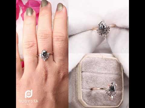 Pear Diamond Ring - 189