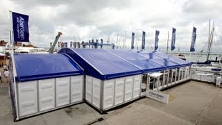 preview picture of video 'Cowes Week Hospitality Pavilion Build'