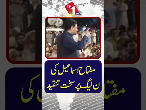 مفتاح اسماعیل کی جانب سے ن لیگ پر سخت تنقید