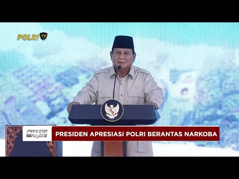 PRESISI UPDATE: PRESIDEN PRABOWO APRESIASI KINERJA POLRI BERANTAS PEREDARAN NARKOBA 29/10/25 (21.00)