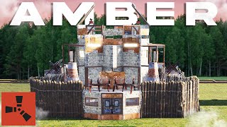 The Amber - EXTREMELY DEFENDABLE and SECRURE Rust Base Design┃Solo/ Duo/ Trio/ Squad (2024)