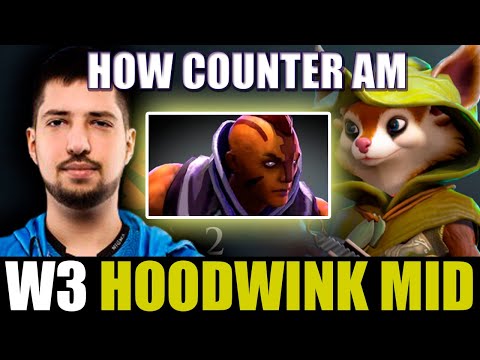 W33 TEACHES HOW TO COUNTER ANTI-MAGE WITH HOODWINK MID DOTA 2