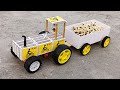 How To Make Matchbox Tractor At Home Diy Toy Motor Project