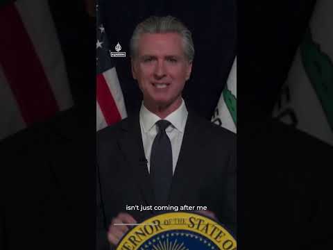 Gavin Newsom says he’s being investigated by Trump