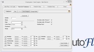 Timeclock Setup
