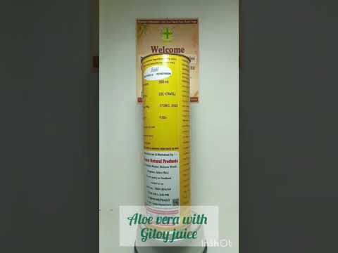 Aloe vera giloy wheatgrass juice 500 ml, packaging type: bot...