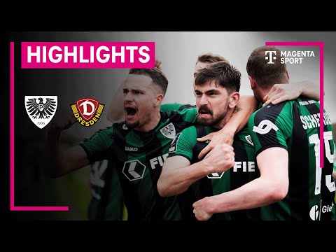SC Preußen Münster - Dynamo Dresden | Highlights 3. Liga | MAGENTA SPORT