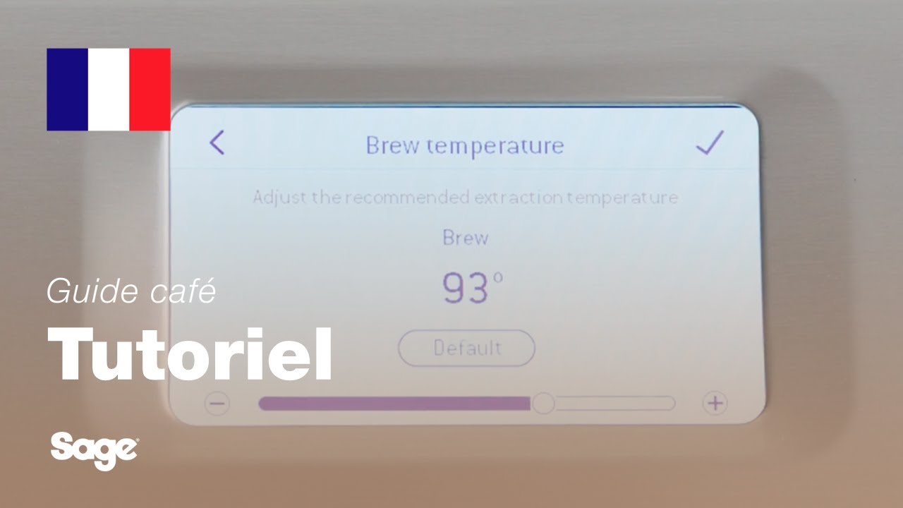 Comment régler la température d'infusion
