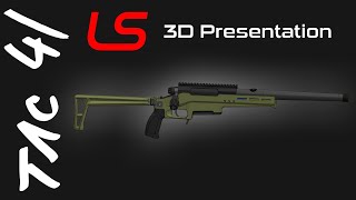 Silverback TAC 41 L Lite Chassis & Katlanır Dipçik Airsoft Bolt Action Tüfek (FDE) - Video