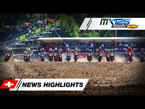 News Highlights | EMX125  Race 1 | MXGP of Switzerland 2024 #MXGP #Motocross