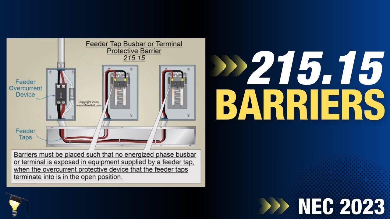 Barriers [215.15], 2023 NEC