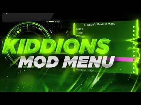 NEW - GTA 5 ONLINE MOD MENU FREE - GTA V KIDDIONS MOD MENU - GTA 5 HACK DOWNLOAD + CHEAT SWQ