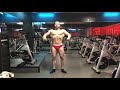 21 year old bodybuilder Posing 14 weeks out