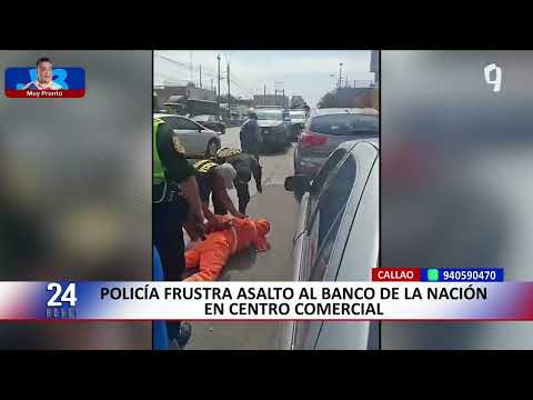 Balacera en Minka tras intento de asalto al Banco de la Nación