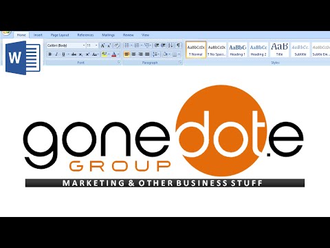 Microsoft Word Logo Design Tutorial How to make logo design in MS Word