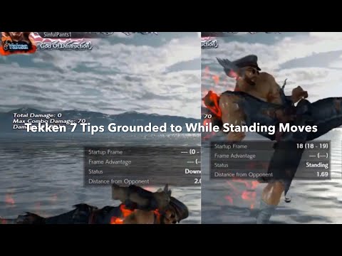 Tekken 7 Tips Grounded State to While Standing Moves