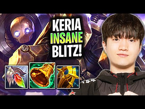 KERIA IS INSANE WITH BLITZCRANK! | T1 Keria Plays Blitzcrank Support vs Braum! Season 2025