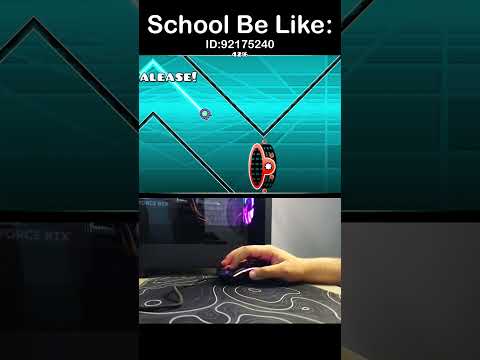 School Be Like In Geometry Dash 💀
