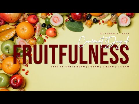 COVENANT DAY OF FRUITFULNESS SERVICE | 1,OCT 2023 | FAITH TABERNACLE OTA