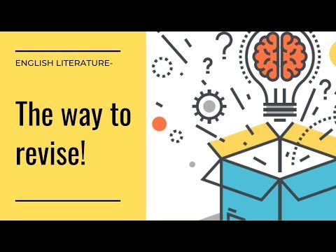 How To Revise For The English Literature GCSE