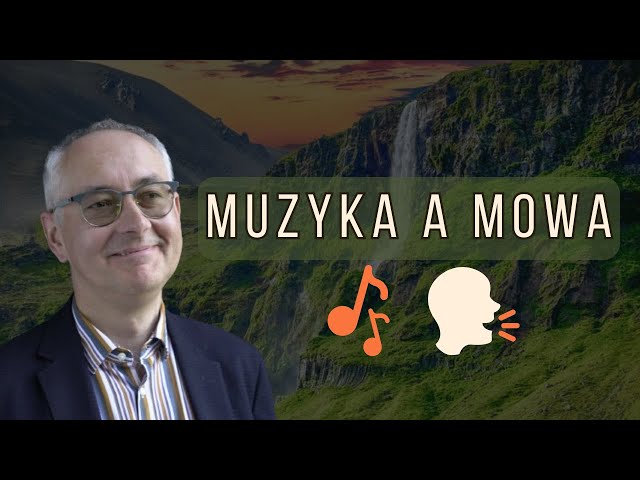 Prof. UAM dr hab. Piotr Podlipniak, Muzyka a mowa