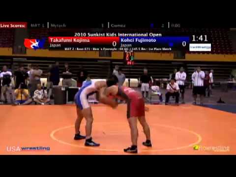Sunkist Open - Freestyle - 66kg Final - Takafumi Kojima vs. Kohei Fujimoto