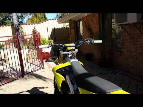 2011 Suzuki RMZ250 Yoshimura RS4 Exhaust Full System Rev + Idle