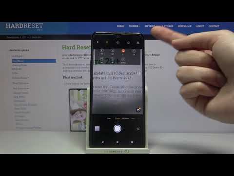 How to Change Aspect Ratio in HTC Desire 20+ - Turn on Camera Aspect Ratio