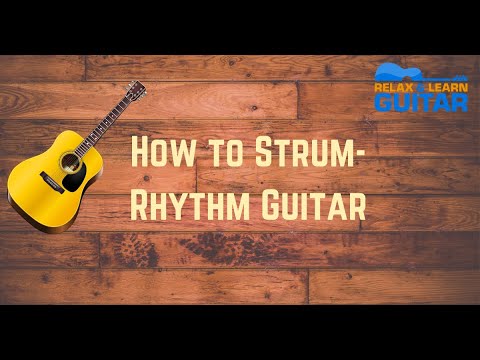 How to Strum a Guitar-Strumming in Time (Rhythm Guitar)