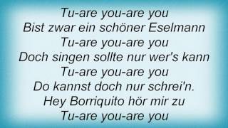 Rex Gildo - Borriquito Lyrics