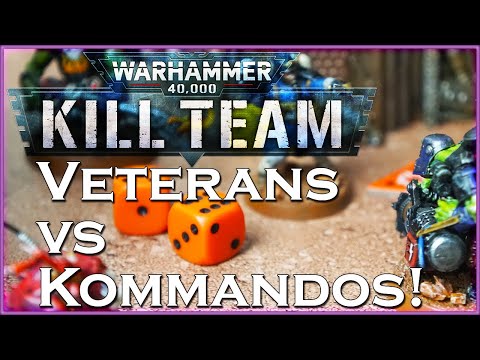 BATTLE REPORT: Veterans vs Kommandos! | Warhammer 40K: Kill Team