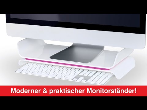 Artikelvideo 1 für LEITZ Monitorständer Ergo WOW weiß, blau, Artikelnummer 280943