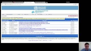 Searching International Clinical Trials
