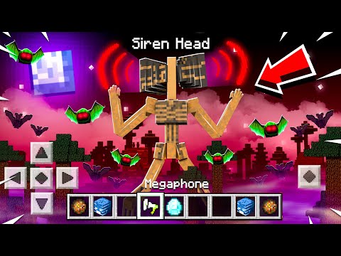 How to PLAY as SIREN HEAD in Minecraft! (scary)