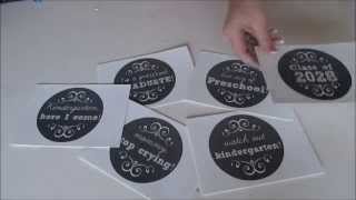 Preschool Graduation Photo Props Tutorial