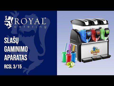 vaizdo įrašas - Slašų gaminimo aparatas - 3 x 12 litrų