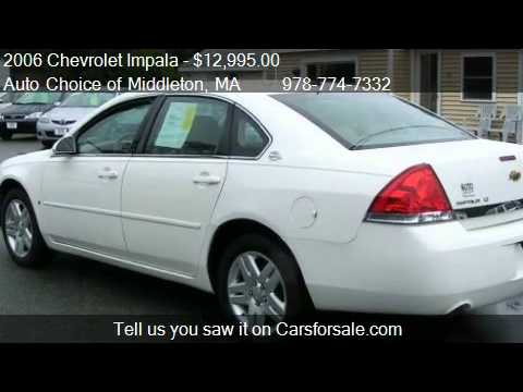2006 Chevrolet Impala 3LT - for sale in Middleton, MA 01949