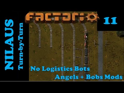Lets Play Factorio S6E11 - Engines and Main Train station