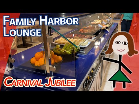 Thumbnail for COMPLETE Family Harbor Lounge Tour… Free Lattes! - Carnival Jubilee