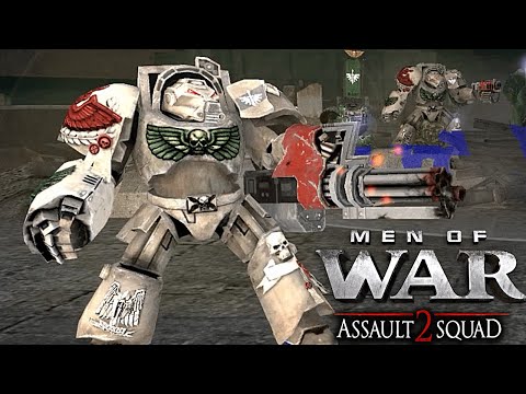 ULTIMATE MOD WARHAMMER 40K: Dark Angels vs Chaos Legion! - Men of War: Assault Squad 2