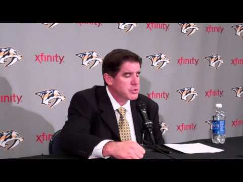 Peter Laviolette - Post game - Preseason Predators vs Lightning