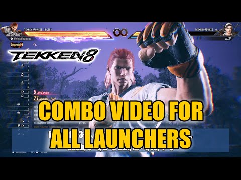 SAMPLE COMBOS WITH INPUT NOTATIONS FOR ALL HWOARANG'S LAUNCHERS (INCLUDING CH LAUNCHERS) TEKKEN 8
