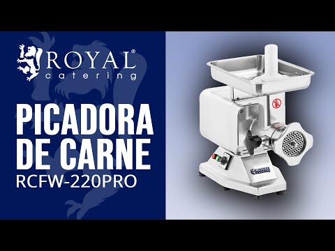 vídeo - Picadora de carne - inox - 220 kg/h - PRO